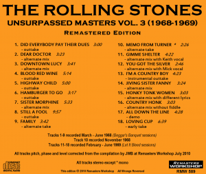 THE ROLLING STONES - UNSURPASSED MASTERS / 7 VOLUMES = 8 CD's - Image 4