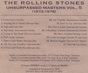 THE ROLLING STONES - UNSURPASSED MASTERS / 7 VOLUMES = 8 CD's - Image 6