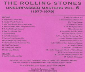THE ROLLING STONES - UNSURPASSED MASTERS / 7 VOLUMES = 8 CD's - Image 7