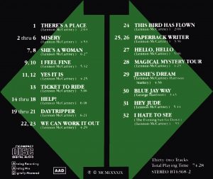 THE BEATLES - BACK TRACK COLLECTION / 6 CD's - Image 3