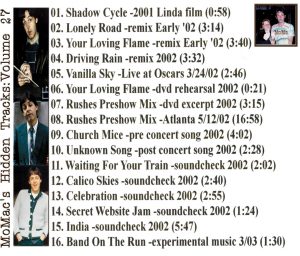 PAUL McCARTNEY - MACCA'S HIDDEN TRACKS / 32 CD ! - Image 28