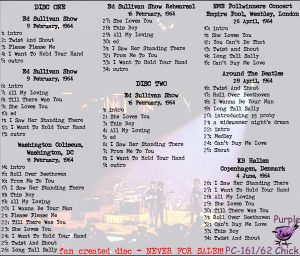 THE BEATLES - LIVE COLLECTION / 22 CD's ( Purple Chick ) - Image 10