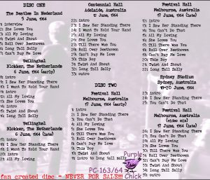 THE BEATLES - LIVE COLLECTION / 22 CD's ( Purple Chick ) - Image 9