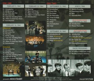THE BEATLES - COMPLETE ED SULLIVAN SHOW ( 2 CD + 2 DVD ) Misterclaudel - Image 6