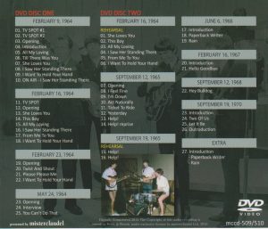 THE BEATLES - COMPLETE ED SULLIVAN SHOW ( 2 CD + 2 DVD ) Misterclaudel - Image 4