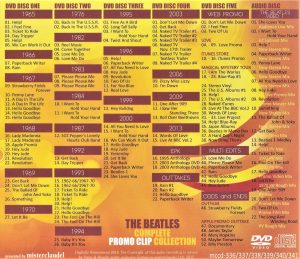 THE BEATLES - COMPLETE PROMO CLIP COLLECTION / 5 DVD's + 1 CD - Image 2