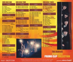 THE BEATLES - COMPLETE PROMO CLIP COLLECTION / 5 DVD's + 1 CD - Image 4