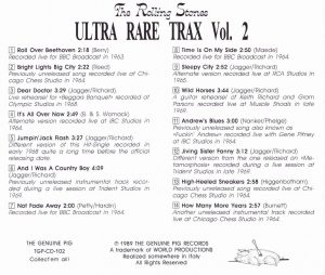 THE ROLLING STONES - ULTRA RARE TRAX COLL ( 10 CD's ) - Image 5