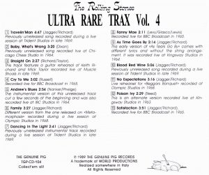 THE ROLLING STONES - ULTRA RARE TRAX COLL ( 10 CD's ) - Image 9