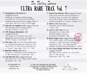 THE ROLLING STONES - ULTRA RARE TRAX COLL ( 10 CD's ) - Image 15
