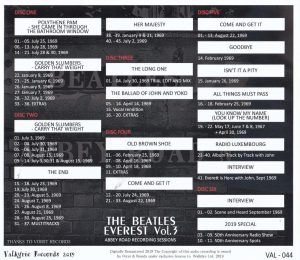 THE BEATLES - EVEREST / 3 VOLS. = 18 CD's ( Valkyrie 2019 ) - Image 6