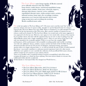 THE BEATLES – THE LOST ALBUM V ( 32 CD's ) / 2020 - Image 19