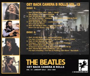 THE BEATLES - GET BACK CAMERA B ROLLS / 34 CD's ! - Image 14