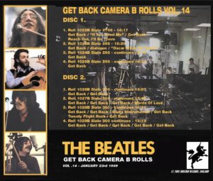 THE BEATLES - GET BACK CAMERA B ROLLS / 34 CD's ! - Image 15