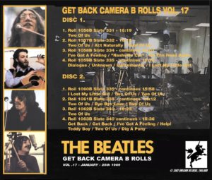 THE BEATLES - GET BACK CAMERA B ROLLS / 34 CD's ! - Image 18