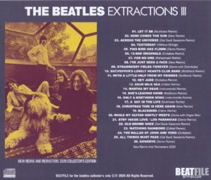 THE BEATLES - EXTRACTIONS / 5 CD's ! (BEATFILE 2020-2021-2022) - Image 6