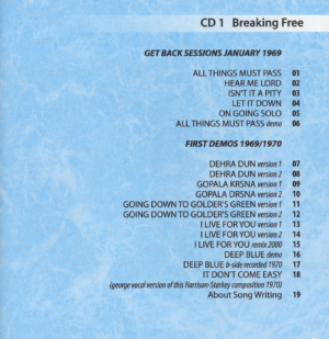 GEORGE HARRISON - BEHIND THAT LOCKED DOOR / 8 CD's + 2 DVD's !!! - Image 2