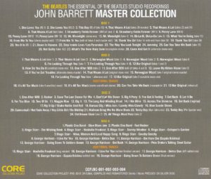 THE BEATLES - JOHN BARRETT / MASTER COLLECTION - 4 CD's ! - Image 2