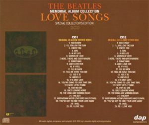 THE BEATLES - LOVE SONGS / Special Collector's Edition - 2CD+1DVD ! - Image 2