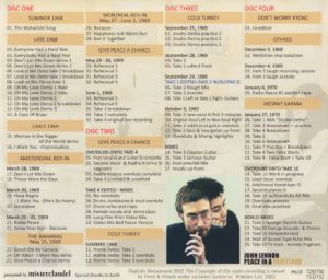 JOHN LENNON - PEACE IN A FAIRYLAND / 2022 - 4 CD's ! - Image 2