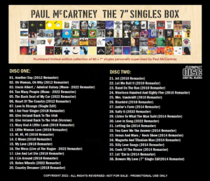 PAUL McCARTNEY - THE SINGLES COLLECTION / 8 CD's ! - Image 2
