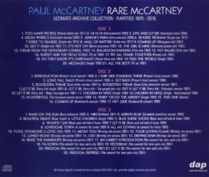 PAUL McCARTNEY - ULTIMATE ARCHIVE COLLECTION / 1970-2016 / 6 CD's ! - Image 4