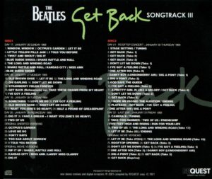 THE BEATLES - GET BACK SONGTRACK COLL / 6 CD's !!! - Image 6