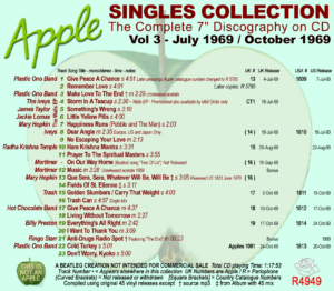 THE APPLE SINGLES COLLECTION / 15 CD !! - Image 4