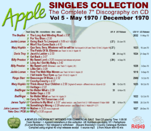 THE APPLE SINGLES COLLECTION / 15 CD !! - Image 6