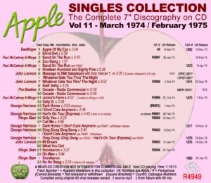 THE APPLE SINGLES COLLECTION / 15 CD !! - Image 12