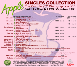 THE APPLE SINGLES COLLECTION / 15 CD !! - Image 13