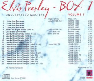 ELVIS PRESLEY - UNSURPASSED MASTERS / 15 CD ! - Image 3