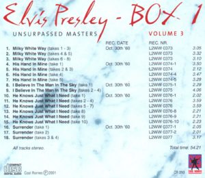 ELVIS PRESLEY - UNSURPASSED MASTERS / 15 CD ! - Image 5