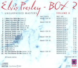 ELVIS PRESLEY - UNSURPASSED MASTERS / 15 CD ! - Image 9