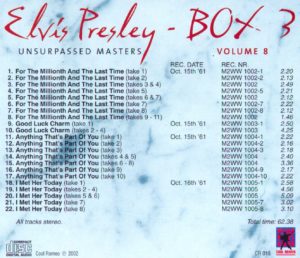 ELVIS PRESLEY - UNSURPASSED MASTERS / 15 CD ! - Image 12