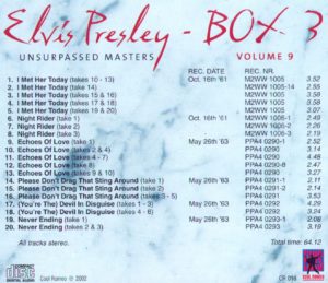 ELVIS PRESLEY - UNSURPASSED MASTERS / 15 CD ! - Image 13