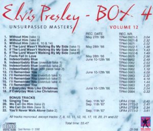 ELVIS PRESLEY - UNSURPASSED MASTERS / 15 CD ! - Image 17