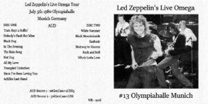 LED ZEPPELIN - LIVE OMEGA SERIES / EUROPE 1980 (27 CD's) - Image 14