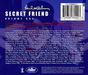 PAUL McCARTNEY - SECRET FRIEND VOL. 1 & 2 / 8 CD ! - Image 2