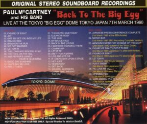 PAUL McCARTNEY - BACK TO THE BIG EGG / 3 CD ! - Image 2