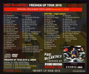 PAUL McCARTNEY - FRESHEN UP TOUR / 2CD+1DVD ! - Image 2