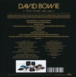 DAVID BOWIE - FIVE YEARS (1969-1973) / 10VOL.-12CD ! - Image 2