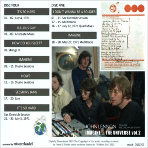 JOHN LENNON - IMAGINE THE UNIVERSE VOL. 1 & 2 / 10 CD's ! - Image 6
