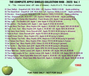 THE APPLE SINGLES COLLECTION / 20 CD ! - Image 2