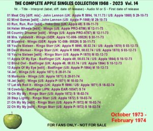 THE APPLE SINGLES COLLECTION / 20 CD ! - Image 15