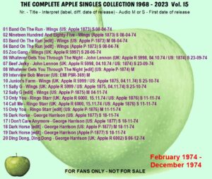 THE APPLE SINGLES COLLECTION / 20 CD ! - Image 16