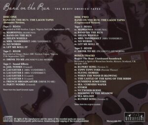 PAUL McCARTNEY - BAND ON THE RUN / 2 CD ! - Image 2